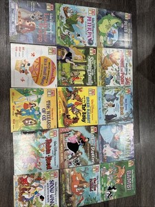 Vintage Walt Disney See Hear Read Books and Records Lot of 15 Books OnlyNO TAPES
