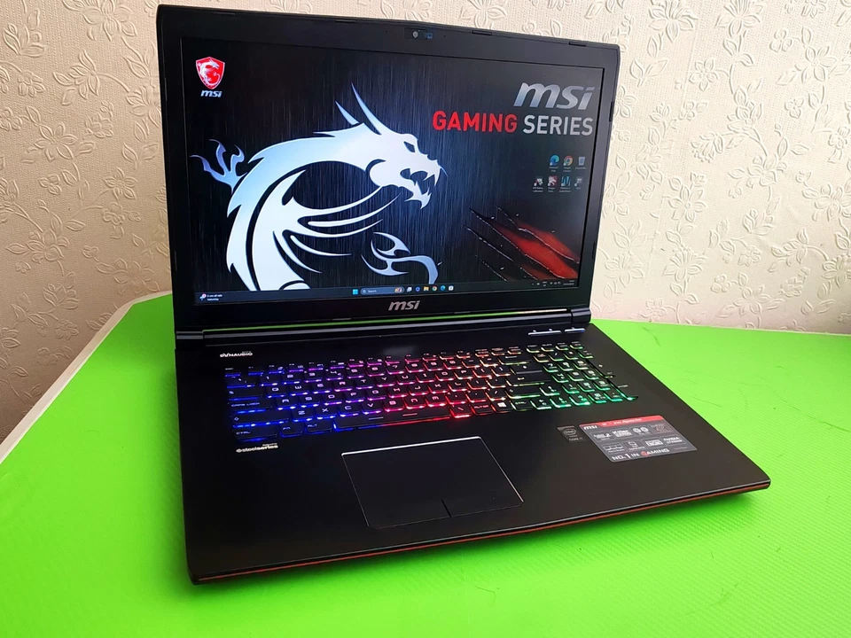 Msi Gaming Laptop Intel i7 7th Gen With 1TB Storage SSD and HDD VR Ready - Image 3 of 4