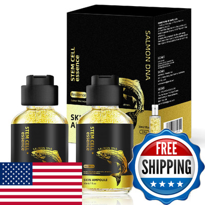 Salmon DNA Serum   2 Pcs Salmon DNA Microneedling Serums for Face and Body, Anti