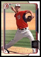 A.J. Cole 2015 Bowman #BP8 Nationals MLB READ FREE SHIPPING AutographDen