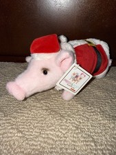 Gund Prissy Pop Mini Pigs Plush Santa Outfit 4057481 NWT New Pop Holiday