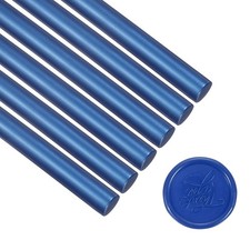 6 Pcs Glue Gun Sealing Wax Sticks for Stamp, Sea Blue