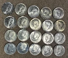 Lot of 20 - 1 Roll $ 10 Face Value Kennedy 40% Silver Half Dollars #2