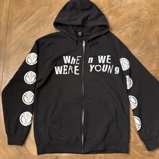 When We Were Young 2024 Concert Full Zip Hoodie Sweatshirt L My Chemical Romance