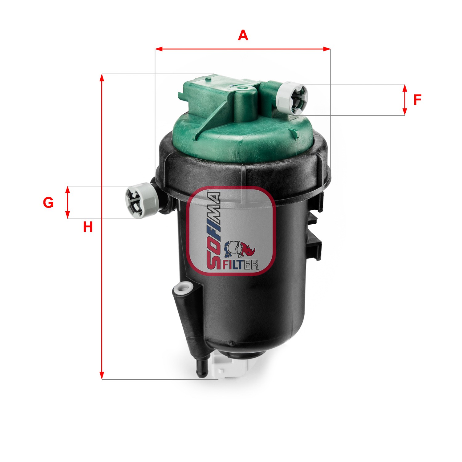 FOR FIAT FUEL FILTER  SOFIMA S5145GC