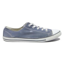 CONVERSE Baskets Basses Femme Classic Retro Toile Bleu UK 5.5 Casual