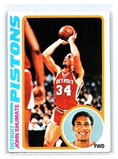 1978-79 Topps #46 John Shumate Detroit Pistons