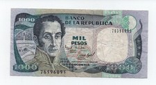 COLOMBIA 1000 PESOS 1995 PICK 438 LOOK SCANS