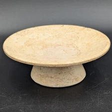 Natural Stone Candle, Soap, Jewelry Holder 4.75" Pedestal 