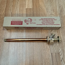 Woodford 17C-12-MH Model 17 Wall Faucet 12 Inch C Inlet Metal Handle