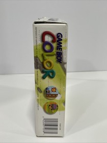 GAME BOY COLOR Nintendo Kiwi Lime Green W/ BOX & Inserts RARE