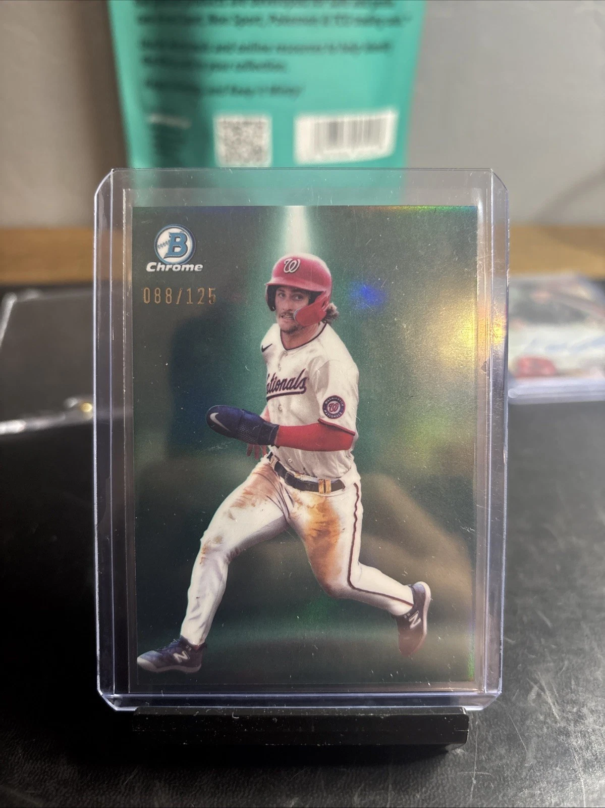 2024 Bowman Spotlights Dylan Crews #BS-2 Aqua Refractor /125 (RC)