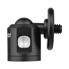 Andoer Mini Ballhead Adapter Camera Tripod Ball Head Mount Alumnum Alloy 1/
