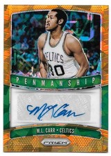 2019/20 Panini Prizm Penmanship ORANGE ICE #PM-MLC ML Carr CELTICS