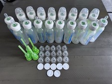 Dr. Brown  s 8oz Anti-Colic Bottles Lot Of 18 