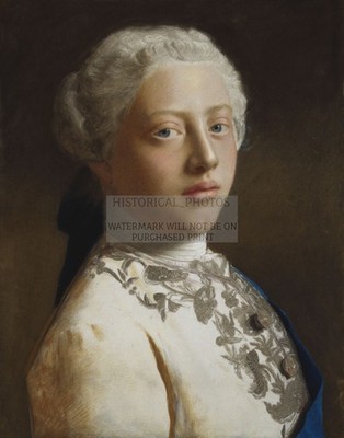 YOUNG KING GEORGE III OIL PAINTING IN PRINCE'S COAT 1754 11X14 PHOTO