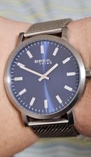 Breil Tribe Orologio Uomo Originale Acciaio Quadrante Blu Completo di Scatola