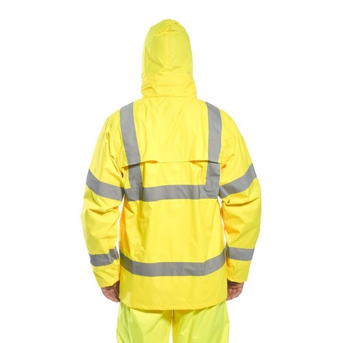 Portwest H440 Warnschutz Regenjacke, wasserdicht, reflektierend Bau & Logistik - Bild 2 von 9