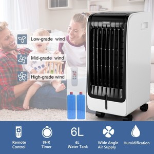 portable air cooler with ice box