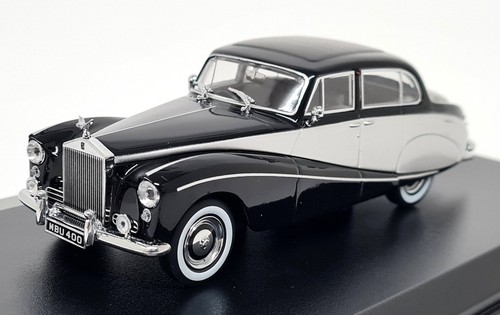 Oxford 1/43 Rolls Royce Silver Cloud Hooper Empress Black Diecast Model Car - Foto 3 di 7