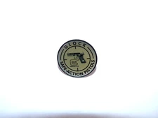 Clock Perfection Safe-Action Pistols Small Round Lapel Pin - G3