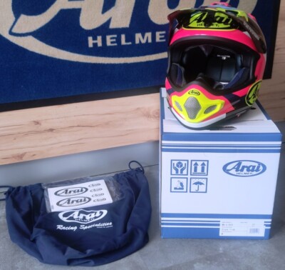 NEW Arai MX-V EVO Block Pink size M | eBay