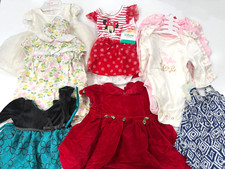 10 Piece Baby Girl Mixed Outfits Size 3-6 Months