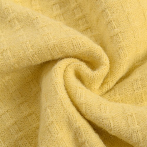 Cardigan donna maglia cavo crop maglione cappotto manica lunga scollo a V maglia giacca - Foto 12 di 31