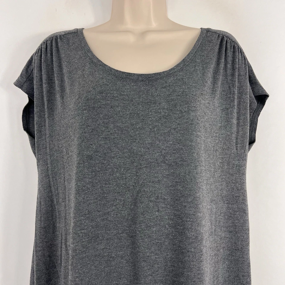 Camisa para dormir Gilligan & O'Malley para mujer mediana manga corta ligera Foto 2 de 4