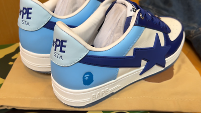 2025 BAPESTA OS bape sta bathing ape blue recommend color US 12 