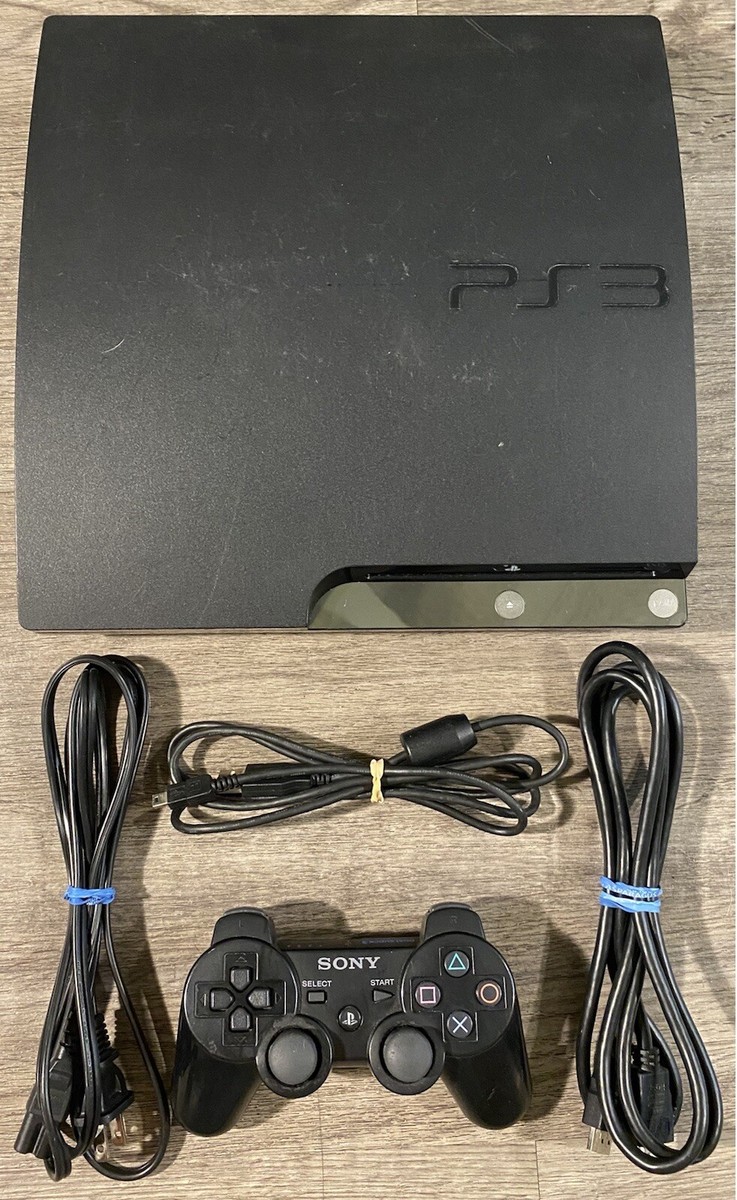 Sony PlayStation 3 PS3 Slim Launch Edition 160 GB Charcoal Black