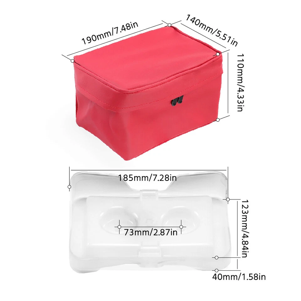 Red Rear Mudguard Tool Bag Fit HONDA CR80R CR85R CR125R CR 250R CR 500R - Image 3 of 4