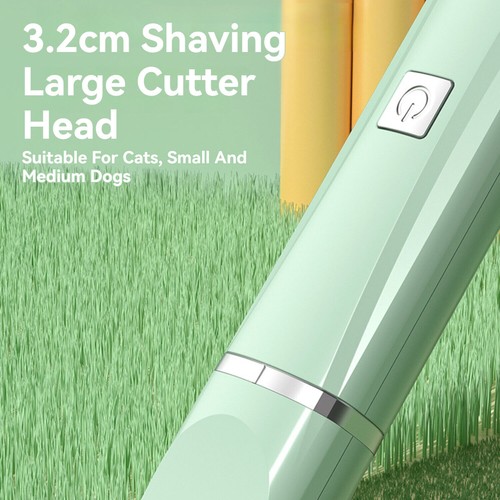 Dog Cat Pet Grooming Kit Paw Hair Clipper Trimmer Set Rechargeable Low Noise - Picture 12 of 14