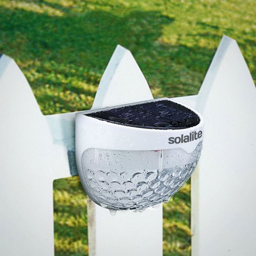 6 LED Solar Powered Waterproof Wall Fence Patio Garden Lights White 6 LED Solar Powered Waterproof Wall Fence Patio Garden Lights White