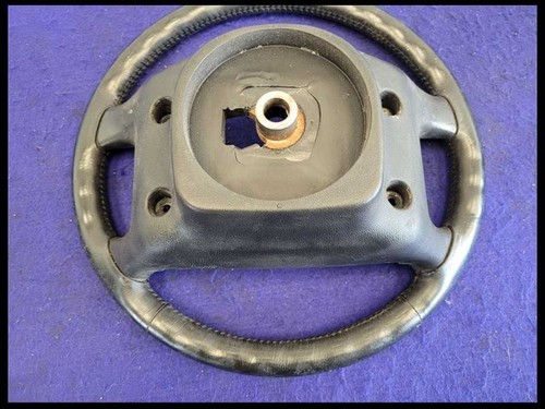 1990-1993 Ford Mustang GT LX 5.0L Steering Wheel Black Leather Horn Cruise - Picture 7 of 12