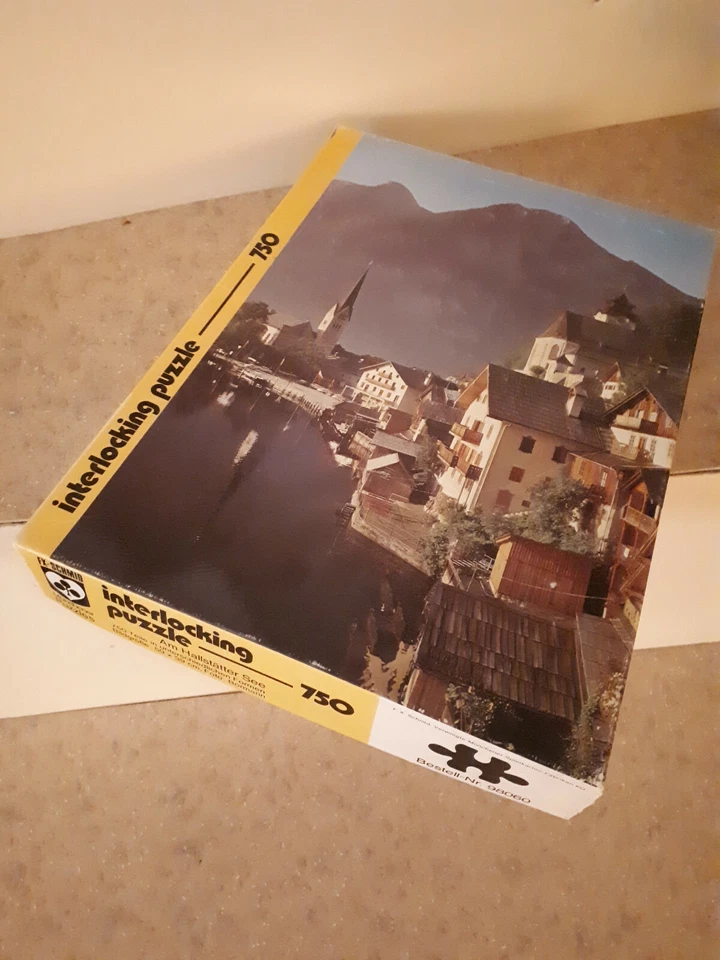 F. X. Schmid Puzzle 750 Teile, AM HALLSTÄTTER SEE, gut erhalten - Bild 3 von 3