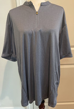 McDonalds XL Employee Uniform Apparel Collection Shirt Zip Up Short Sleeve