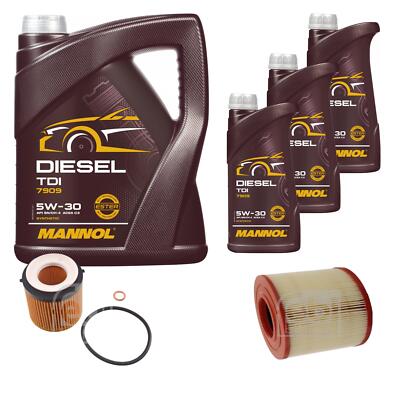 FEBI Inspektionspaket 8L MANNOL Diesel TDI 5W-30 für BMW X1 E84 xDrive28i