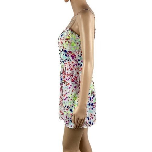 L'amour Nanette Lepore Splatter Paint Romper Size M - Picture 4 of 7