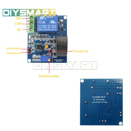 5A Over-current Protection Sensor module ZMCT103C 5/12/24V  Relay AC AU - Picture 4 of 19