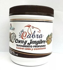 Lemuel Leche Cabra Coconut and Ginger Treatment 8oz control caida y crecimiento