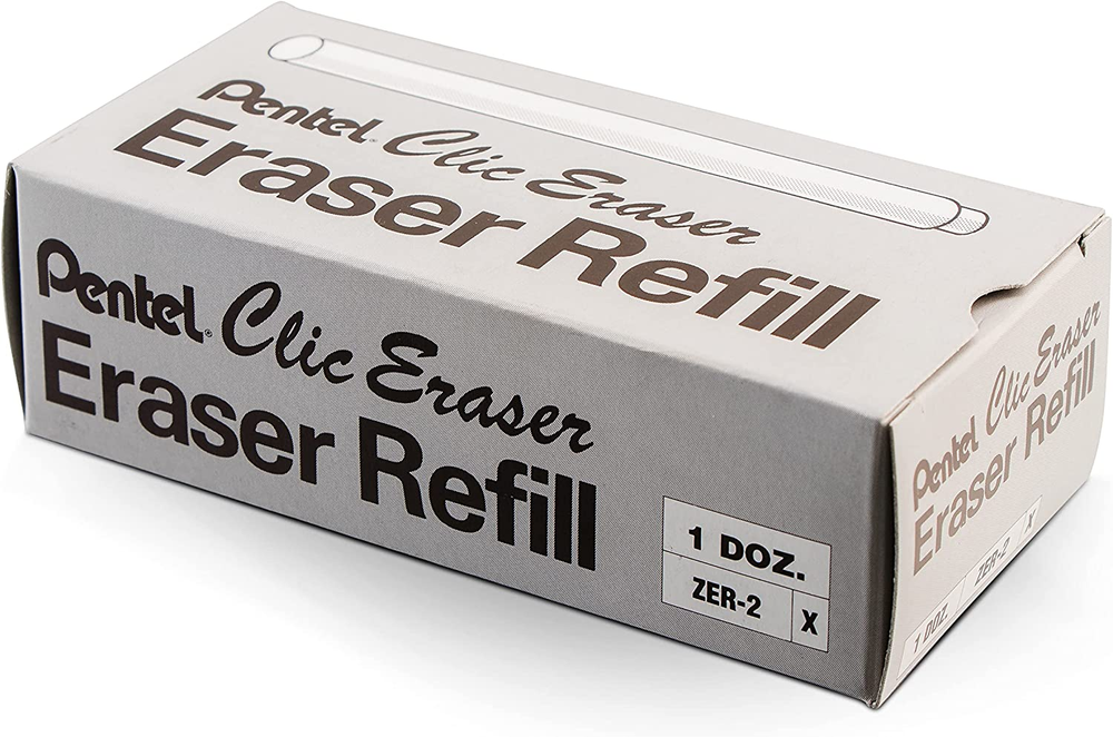 Eraser Refills for The Pentel Clic Eraser, Latex-Free Eraser, Erases Pencil Mark