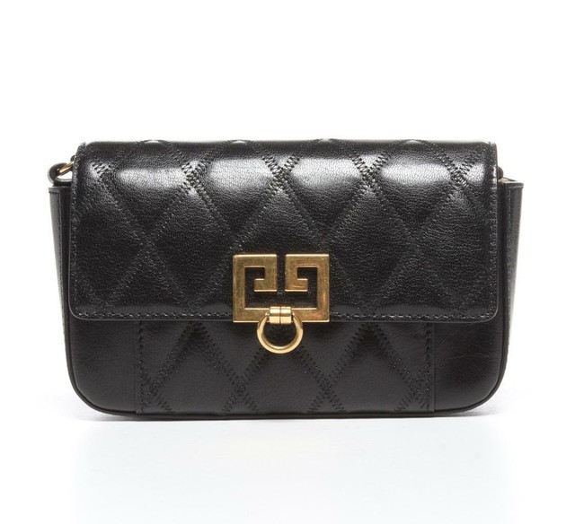 givenchy mini pocket quilted leather belt bolsa