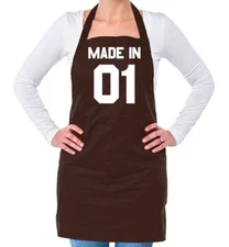 Made In '01 - Unisex Adult Apron - 2001 23 23rd Birthday Birth Year Age