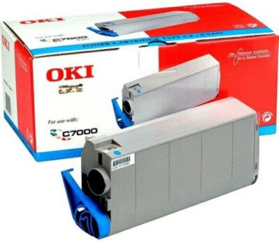 Original OKI Toner 41963007 cyan für C 7100 C7300 C7500 C7350