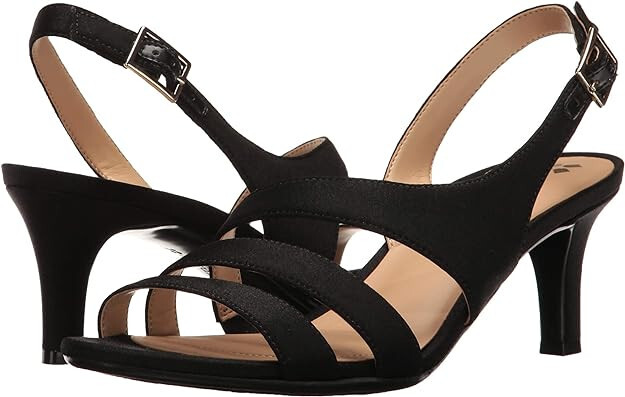 NEW $90 SIZE 12 Naturalizer Taimi Strappy Mid Heel Slingback Dress Sandals NEW $90 SIZE 12 Naturalizer Taimi Strappy Mid Heel Slingback Dress Sandals