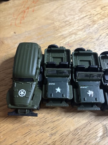 Matchbox Lot of 7 Military Trucks/jeeps - Picture 3 of 15