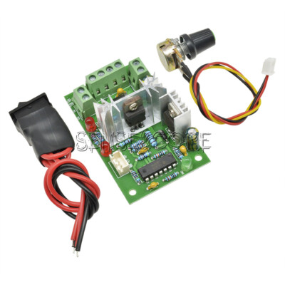 DC 6-30V Reversible PWM Control Forward Reverse Switch Motor Speed Controller-