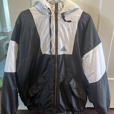 Vintage 90's Adidas Equipment Puffer Bomber Ski Jacket XL Original