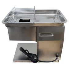 QX 8mm TECHTONGDA Meat Cutting Machine Meat Slicer Cutter 250kg/h 550W